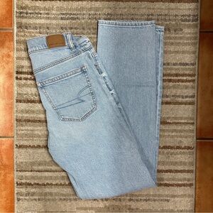 AE Stretch Super High-Waisted Straight Jean